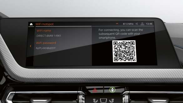 WLAN Hotspot F40. La nuova BMW Serie 1 con Hotspot WLAN F40.