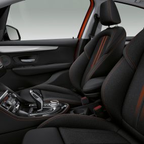 Sedili sportivi della BMW Serie 2 Active Tourer F45 Sedili sportivi della BMW Serie 2 Active Tourer F45 2018 abitacolo