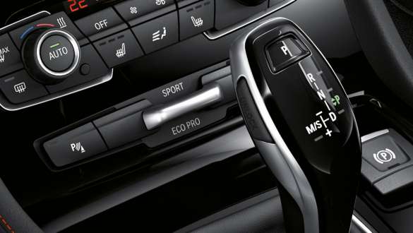 Pulsante di selezione della modalità di guida della BMW Serie 2 Active Tourer F45 Pulsante di selezione della modalità di guida della BMW Serie 2 Active Tourer F45 2018