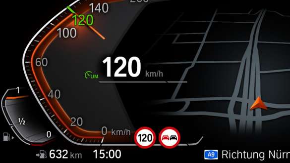 Speed Limit Assist automatico BMW Serie 3 Touring, Speed Limit Assist automatico