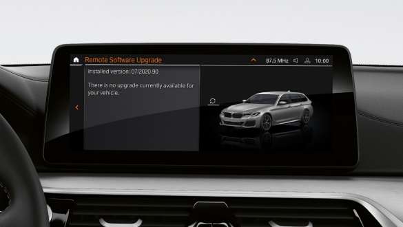 Remote Software Upgrade della BMW Serie 5 Touring G31 Remote Software Upgrade della BMW Serie 5 Touring G31 Facelift 2020, interni, cockpit