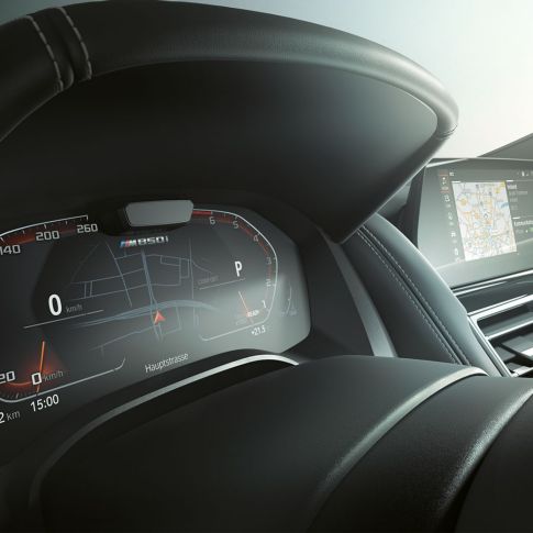 Nuova BMW M850i xDrive, quadro strumenti, Driving Assistant Plus G14. Nuova BMW M850i xDrive, quadro strumenti, Driving Assistant Plus G14.
