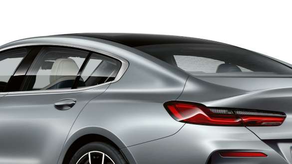 Montante posteriore con design ad alette G16 BMW Serie 8 Gran Coupé, montante posteriore con design ad alette G16