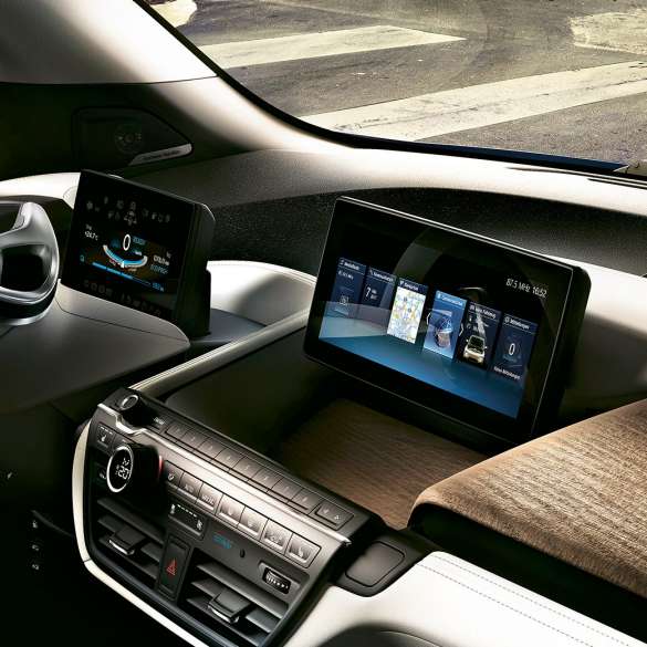 BMW i3 2018 interni I01 BMW i3 I01 2018 Interni Control Display