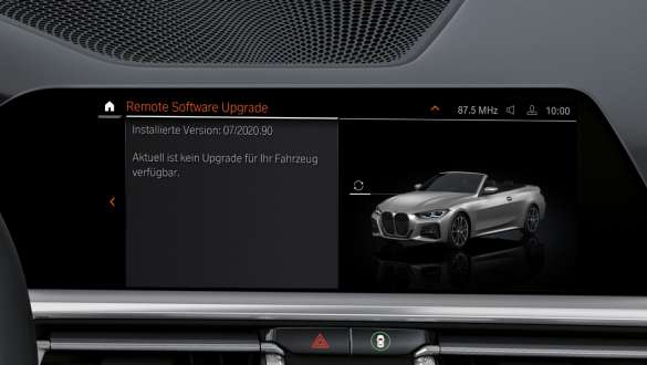 Remote Software Upgrade della BMW M440i xDrive Cabrio G23 2020 Remote Software Upgrade della BMW M440i xDrive Cabrio G23 2020 Interni Control Display