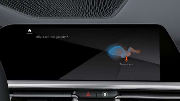 BMW Intelligent Personal Assistant della BMW M440i xDrive Cabrio G23 2020 BMW Intelligent Personal Assistant della BMW M440i xDrive Cabrio G23 2020 Interni, Control Display