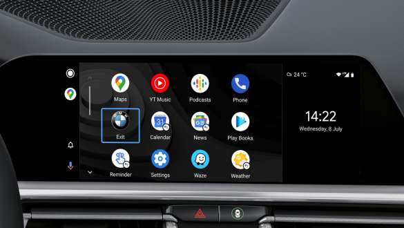 Smartphone Integration della BMW M440i xDrive Cabrio G23 2020 Smartphone Integration della BMW M440i xDrive Cabrio G23 2020 Interni, Control Display