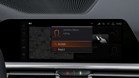 BMW Operating System 7 della BMW M440i xDrive Cabrio G23 2020 BMW Operating System 7 della BMW M440i xDrive Cabrio G23 2020 Interni, Control Display