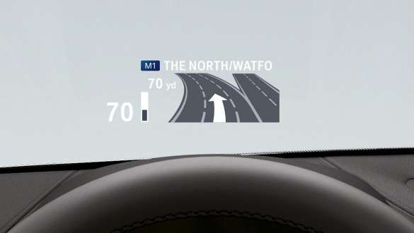 Head-Up Display della BMW X2 M35i SUV F39 Head-Up Display della BMW X2 M35i SUV 2018 F39 interni plancia strumenti