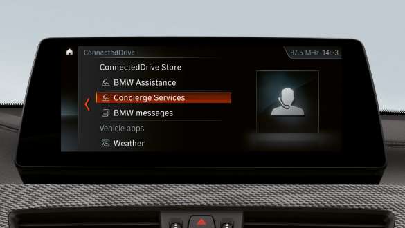 Concierge Service della BMW X2 M35i F39 Concierge Service della BMW X2 M35i 2018 F39 interni