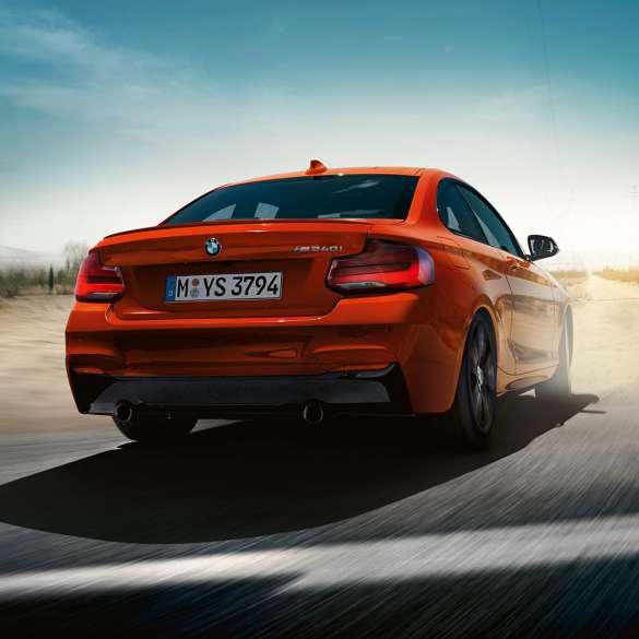 Assetto della BMW M240i Coupé F22 Assetto della BMW M240i Coupé F22 2017 Sunset Orange metallizzato