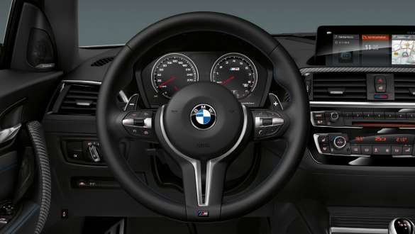 Volante in pelle M della BMW M2 Competition F87 Volante in pelle M della BMW M2 Competition F87 2018 Hockenheim Silver metallizzato, interni