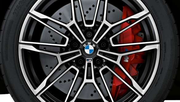 19"/20" M forged wheels 825 M Bicolour Black BMW M3 Sedan G80 2020 BMW M3 Sedan G80 2020 19"/20" M forge wheels 825 M Bicolour Black close-up wheel