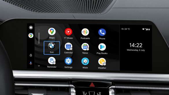 Smartphone Integration della BMW Serie 3 Berlina Automobili M BMW Serie 3 Berlina Automobili M G80 G20 Smartphone Integration Control Display Abitacolo