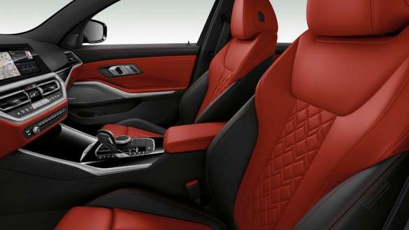Sedili sportivi e cinture di sicurezza M BMW M340i xDrive Touring, sedili sportivi e cinture di sicurezza M