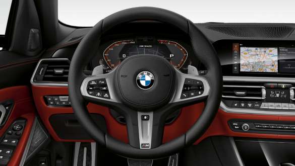 Volante in pelle M BMW M340i xDrive Touring, volante in pelle M