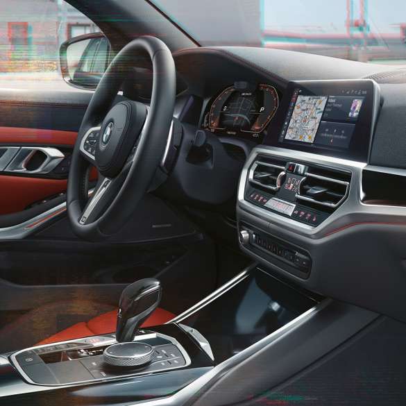 Design degli interni G21. BMW M340i xDrive Touring, design degli interni G21