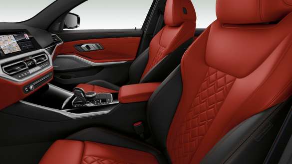 BMW M340i xDrive Touring (G21), sedili sportivi e cinture di sicurezza M BMW M340i xDrive Touring (G21), sedili sportivi e cinture di sicurezza M