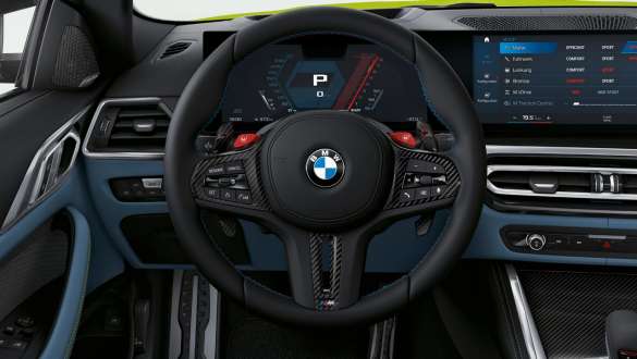 Volante M Carbon della BMW M4 Competition Coupé G82 2020 BMW M4 Competition Coupé G82 2020 Volante M Carbon Cockpit