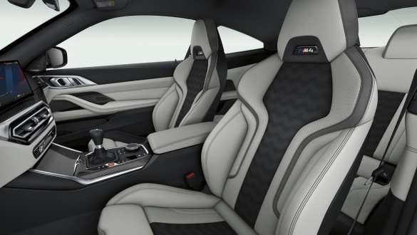 Sedili sportivi M della BMW M4 Coupé G82 2020 BMW M4 Coupé G82 2020 Sedili sportivi M Abitacolo