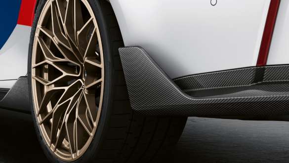 Winglet posteriori M Performance in carbonio della BMW M4 Coupé G82 2020 BMW M4 Coupé G82 2020 Winglet posteriori M Performance in carbonio Primo piano