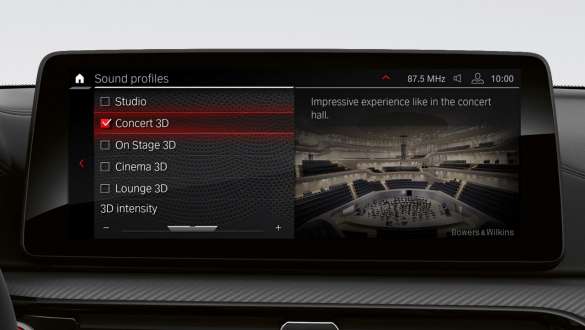 Automobili BMW Serie 5 Berlina M con Bowers & Wilkins Surround Sound System BMW M5 F90 2020 Automobili BMW Serie 5 Berlina M con Bowers & Wilkins Surround Sound System BMW M5 F90 LCI Facelift 2020 Control Display