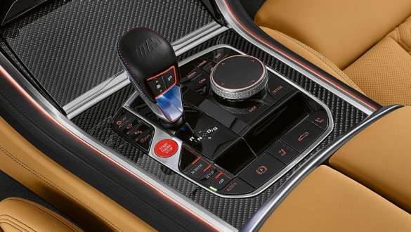 Selettore marce M F91. Selettore marce M della BMW M8 Competition Cabrio F91.