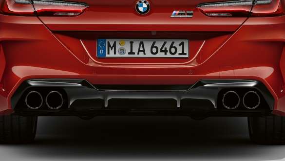Impianto di scarico sportivo M F91. BMW M8 Competition Cabrio con impianto di scarico sportivo M F91.