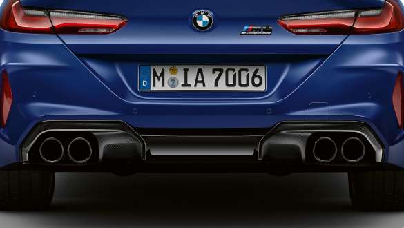 Impianto di scarico sportivo M F92. BMW M8 Competition Coupé con impianto di scarico sportivo M F92.