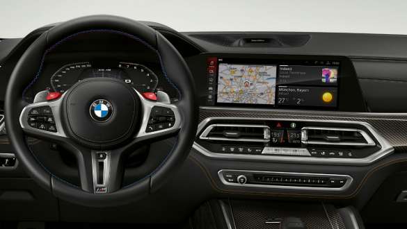 Automobili BMW X6 M con BMW Live Cockpit Professional F96 BMW Live Cockpit Professional delle automobili BMW X6 M F96 2020 SUV Abitacolo