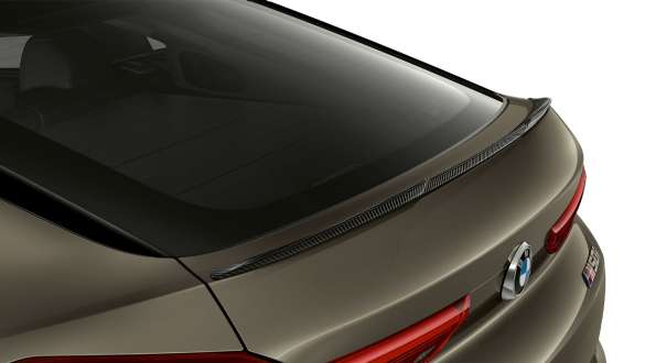 Spoiler posteriore della BMW X6 M50i G06 Primo piano M Carbon spoiler posteriore BMW X6 M50i G06 2018 SUV