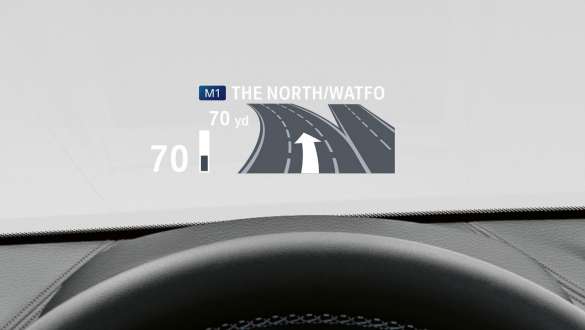 Head-Up Display della BMW X2 F39 Head-Up Display della BMW X2 2018 F39 interni plancia strumenti
