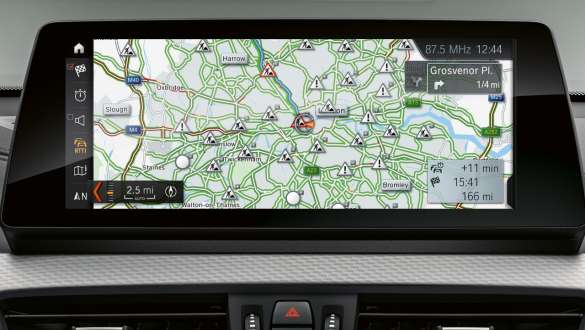 Real Time Traffic Information della BMW X2 F39 Real Time Traffic Information RTTI della BMW X2 2018 F39 interni