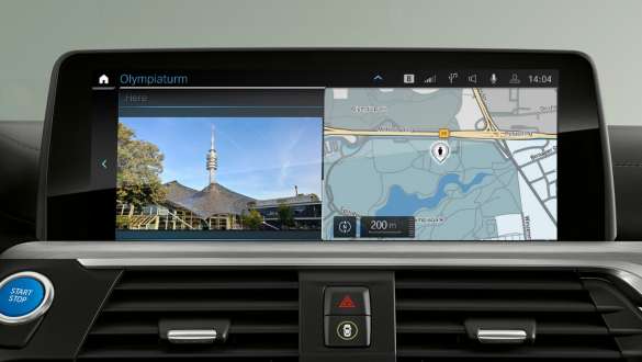 BMW Maps della BMW iX3 G08 BMW Maps della BMW iX3 G08 2020 Control Display interni