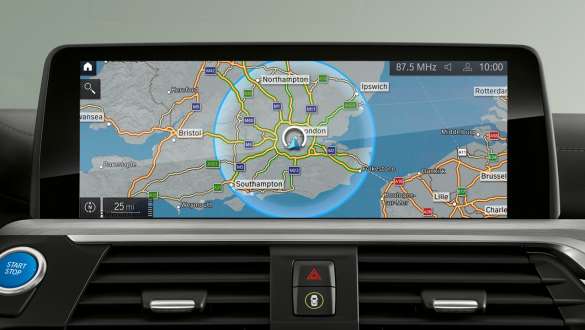 Connected Charging Services della BMW iX3 G08 Connected Charging Services della BMW iX3 G08 2020 Control Display abitacolo