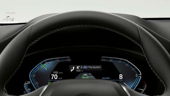 Assistente di sterzata e al mantenimento della corsia della BMW iX3 G08 Assistente di sterzata e al mantenimento della corsia con funzionalità estese della BMW iX3 G08 2020 combinazione di strumenti interni