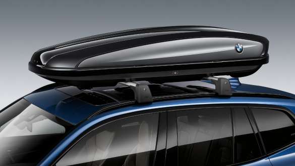 Box per tetto BMW 420 nero/Titan Silver per la BMW iX3 G08 Box per tetto BMW 420 nero/Titan Silver per la BMW iX3 G08 2020