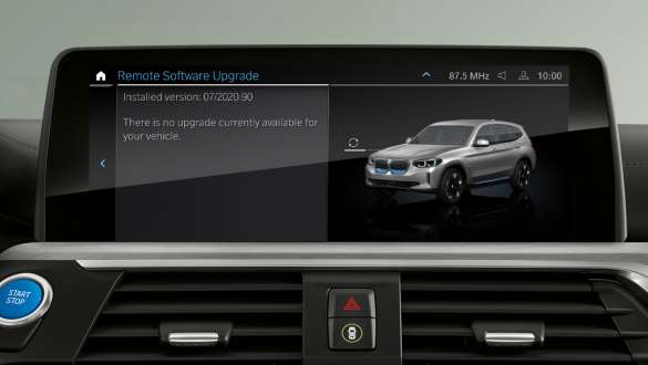 Remote Software Upgrade della BMW iX3 SUV G08 Remote Software Upgrade della BMW iX3 SUV G08 2020 Control Display interni