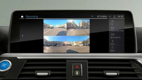 BMW Drive Recorder della BMW iX3 SUV G08 BMW Drive Recorder della BMW iX3 SUV G08 2020 Control Display interni