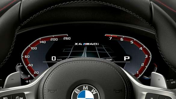 BMW Live Cockpit Plus della BMW X4 G02 BMW Live Cockpit Plus della BMW X4 G02 2018 Combinazione strumenti