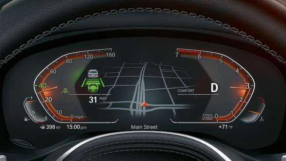 Driving Assistant Plus della BMW X4 G02 Driving Assistant Plus della BMW X4 G02 2018 Combinazione strumenti