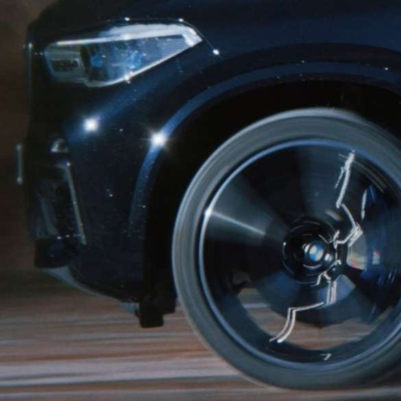 Cerchio in movimento con parafango, BMW M Cerchio in movimento con parafango, BMW M