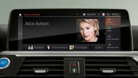 Profilo guidatore personalizzato Profilo guidatore personalizzato nel Control Display BMW