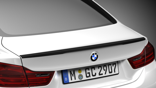SPORT-PERFORMANCE Heck SPOILER Posteriore Spoiler Labbro Nero Zaffiro si adatta per BMW f10 