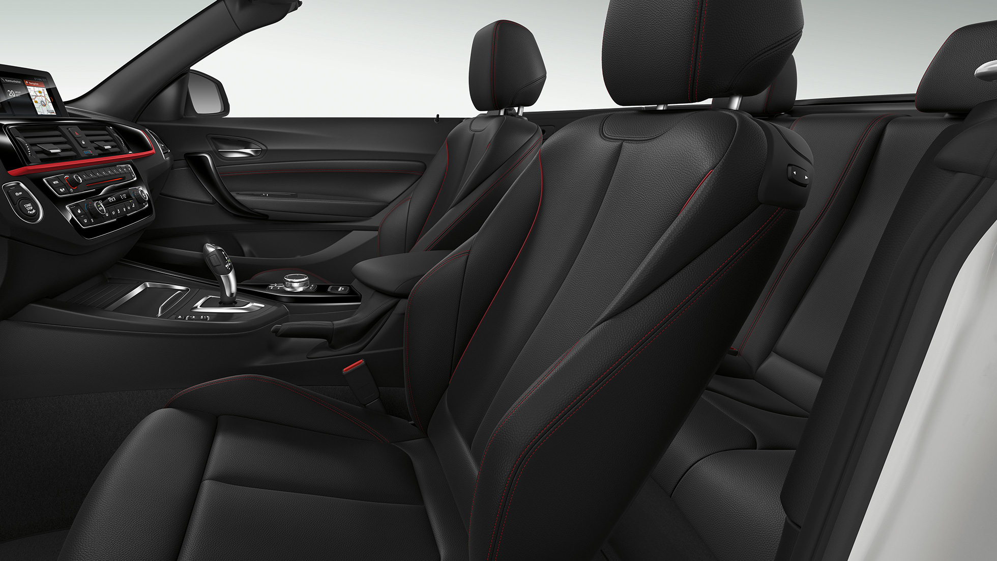 BMW Serie 2 Cabrio, modello Sport Line, interni BMW Serie 2 Cabrio, modello Sport Line, interni