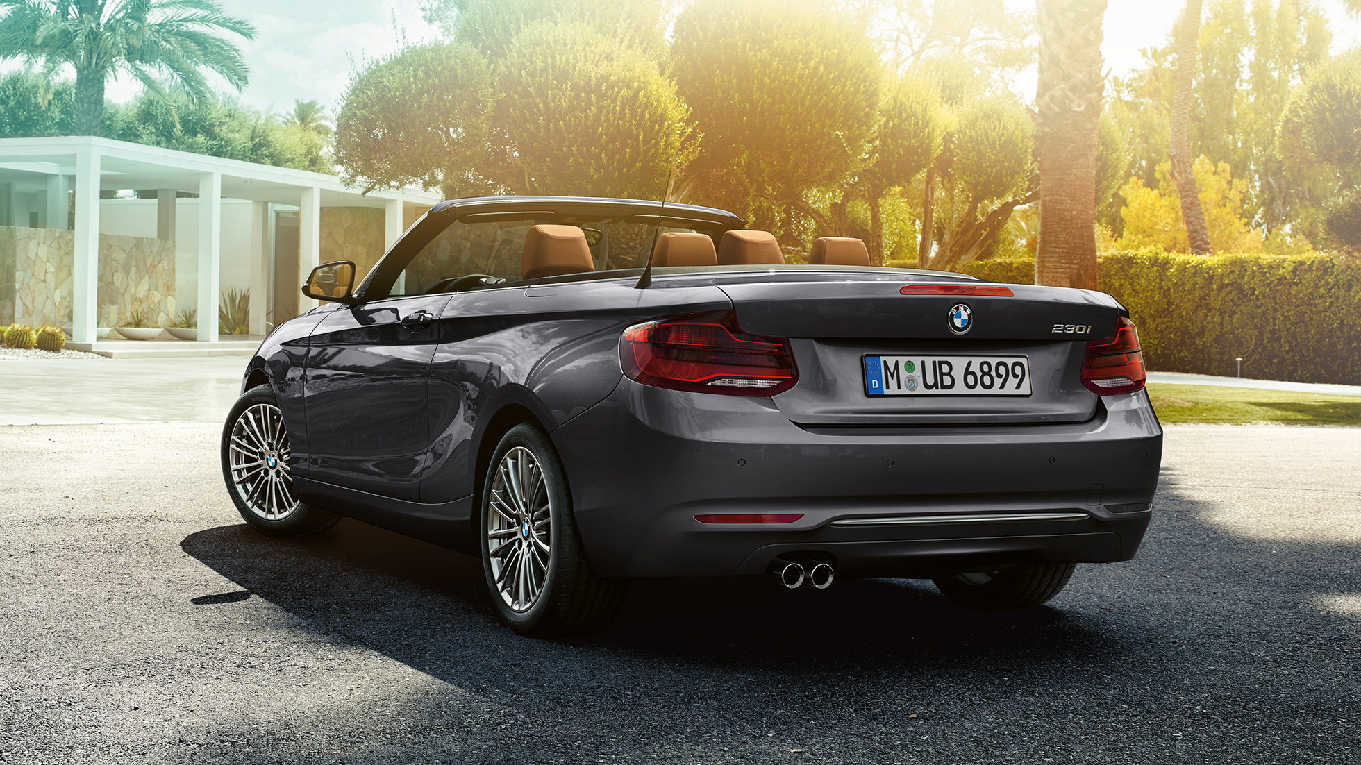 BMW Serie 2 Cabrio, ripresa posteriore a tre quarti F23 BMW Serie 2 Cabrio, ripresa posteriore a tre quarti F23