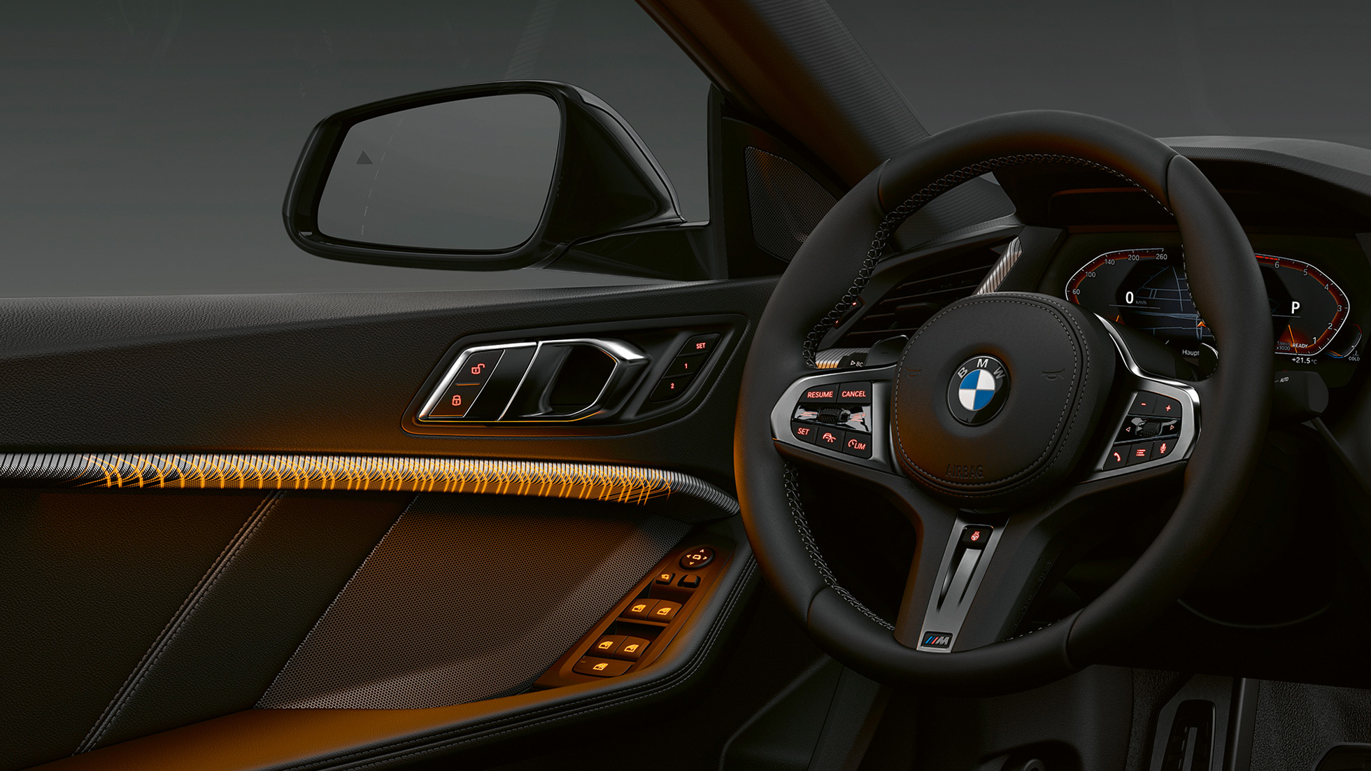 Modanature interne illuminate della BMW Serie 2 Gran Coupé F44 Modanature interne illuminate della BMW Serie 2 Gran Coupé F44, interni