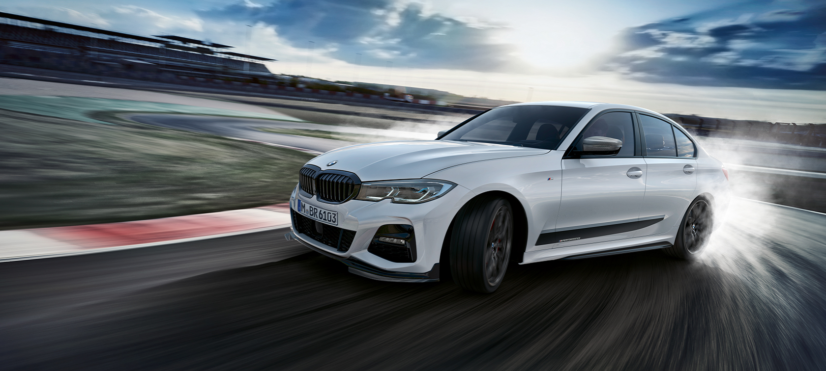 BMW Serie 3 Berlina, Accessori BMW M Performance. BMW Serie 3 Berlina, Accessori BMW M Performance.