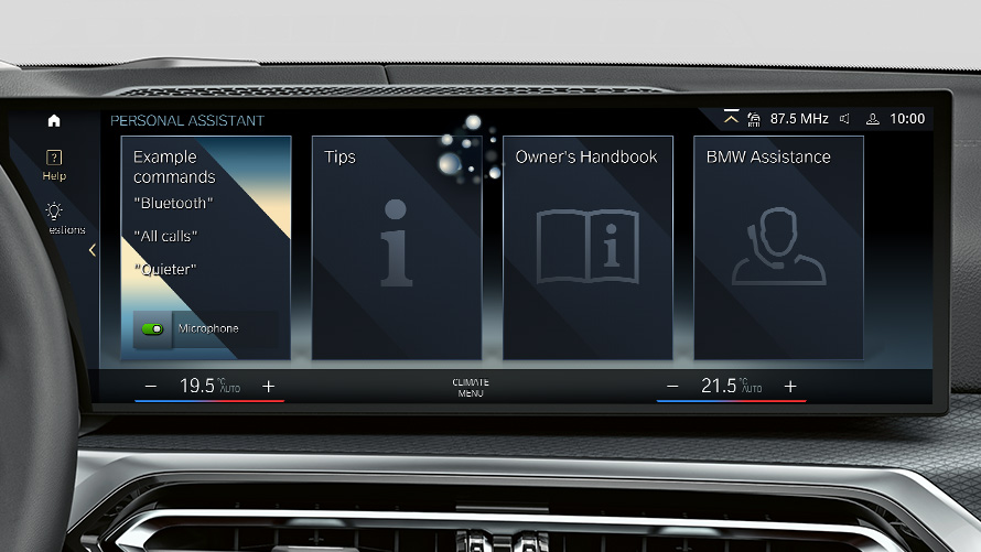 BMW Intelligent Personal Assistant BMW Intelligent Personal Assistant della BMW Serie 3 Berlina LCI G20