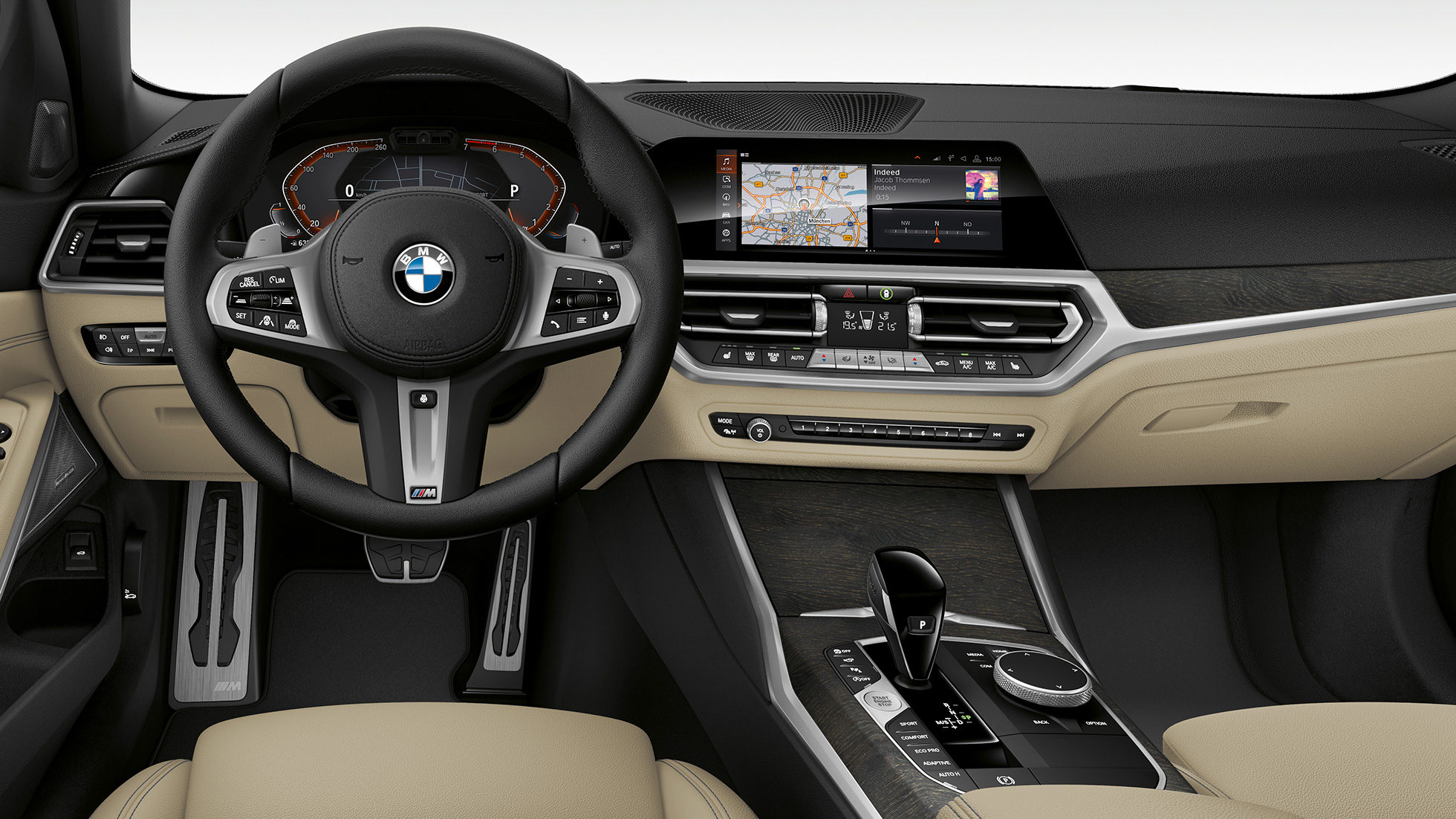 Versione M Sport, cockpit G21 BMW Serie 3 Touring, Versione M Sport, cockpit G21